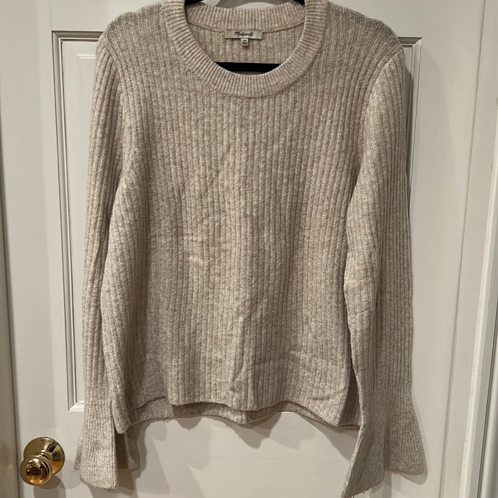 Madewell wide arm sleeved sweater (XL)